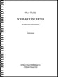 Viola Concerto Study Scores sheet music cover